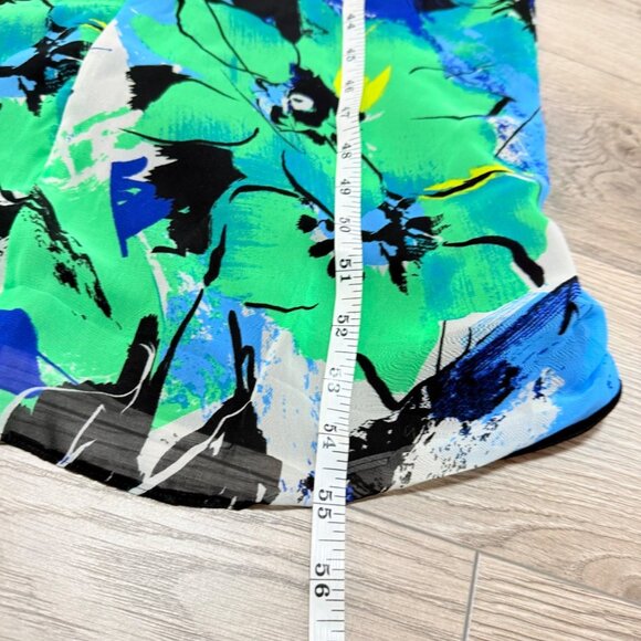 Avenue Tropical Maxi Dress Plus Size 18/20 Geo Floral Sleeveless Summer Vacation - Picture 10 of 14